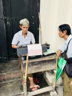 Typewriter Yangon