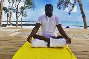 Yoga on the beach